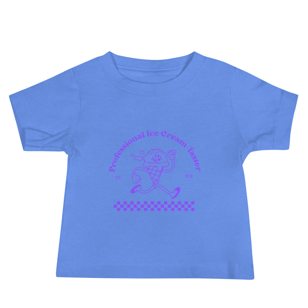 Professional Ice Cream Taster Purple Baby Tee