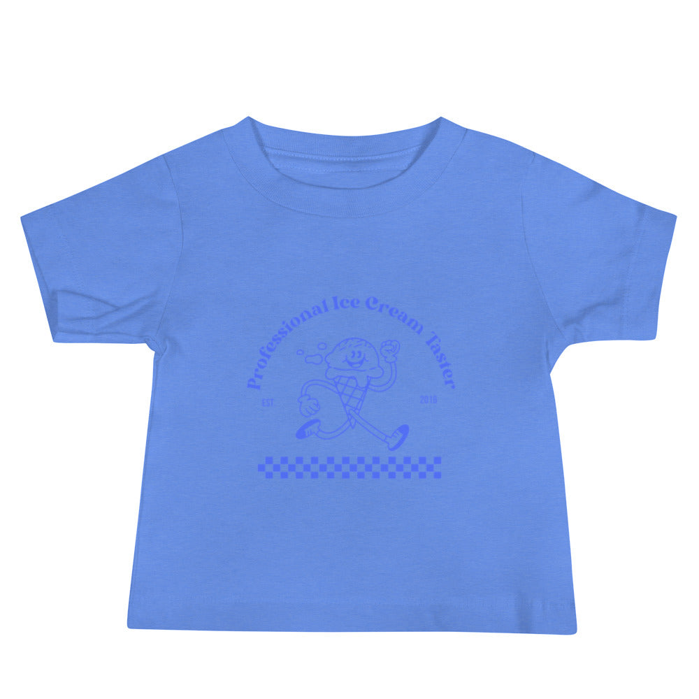 Professional Ice Cream Taster Blue Baby Tee