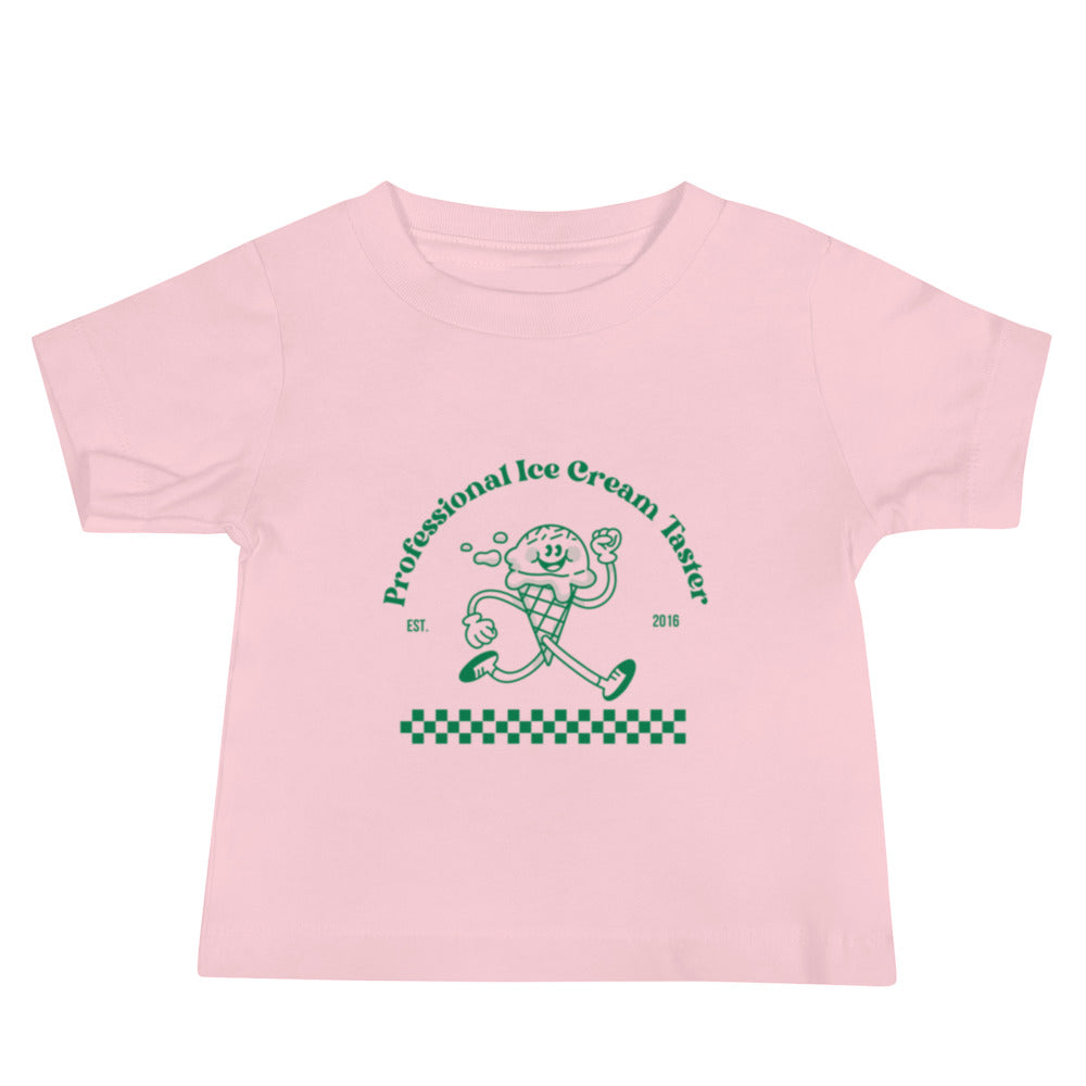 Professional Ice Cream Taster Green Baby Tee