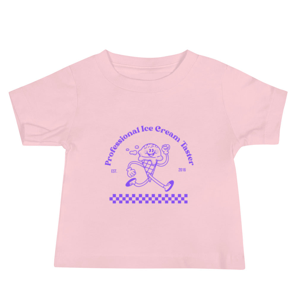 Professional Ice Cream Taster Purple Baby Tee