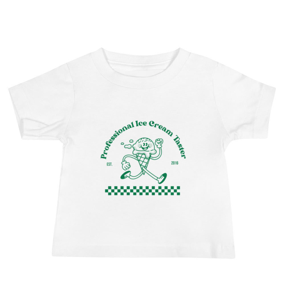 Professional Ice Cream Taster Green Baby Tee