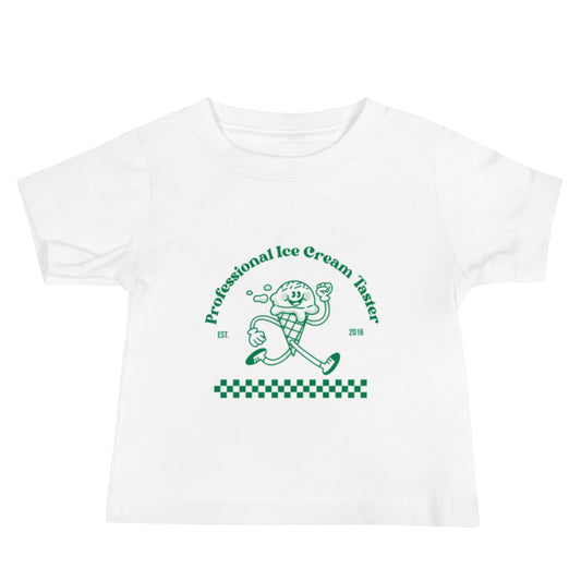 Professional Ice Cream Taster Green Baby Tee