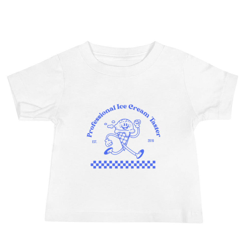 Professional Ice Cream Taster Blue Baby Tee