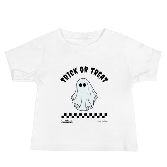 Trick Or Treat Ghost Baby Tee