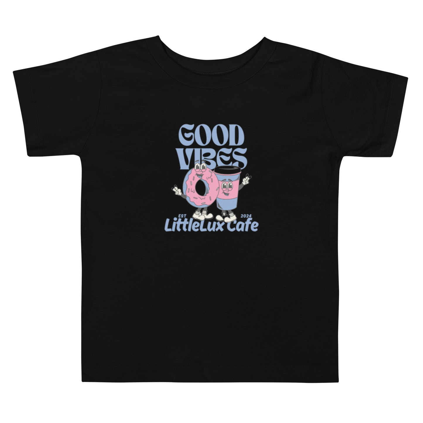 Good Vibes LitteLux Cafe Toddler Tee