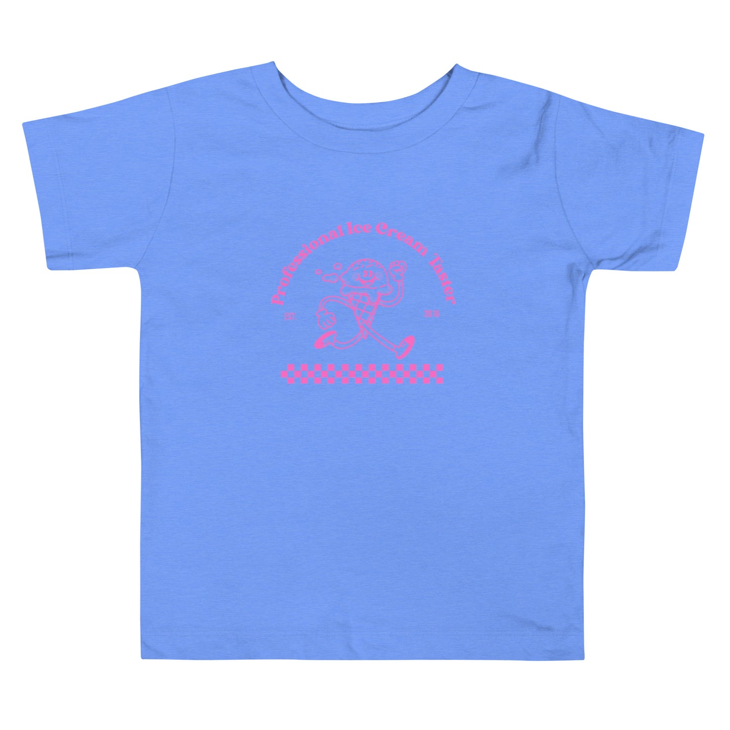 Professional Ice Cream Taster Pink Toddler Tee