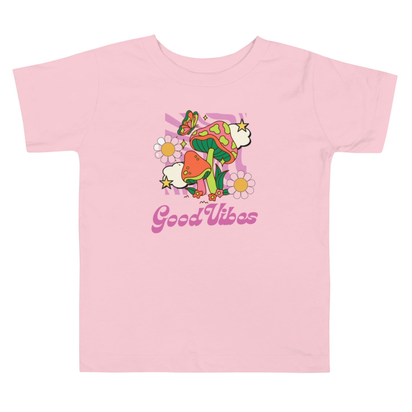 Good Vibes Mushroom Toddler Tee