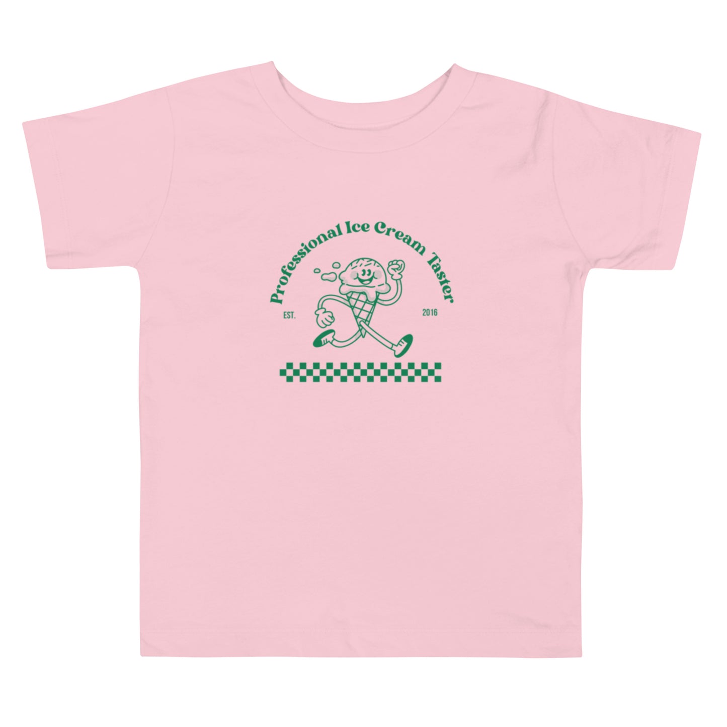 Professional Ice Cream Taster Green Toddler Tee