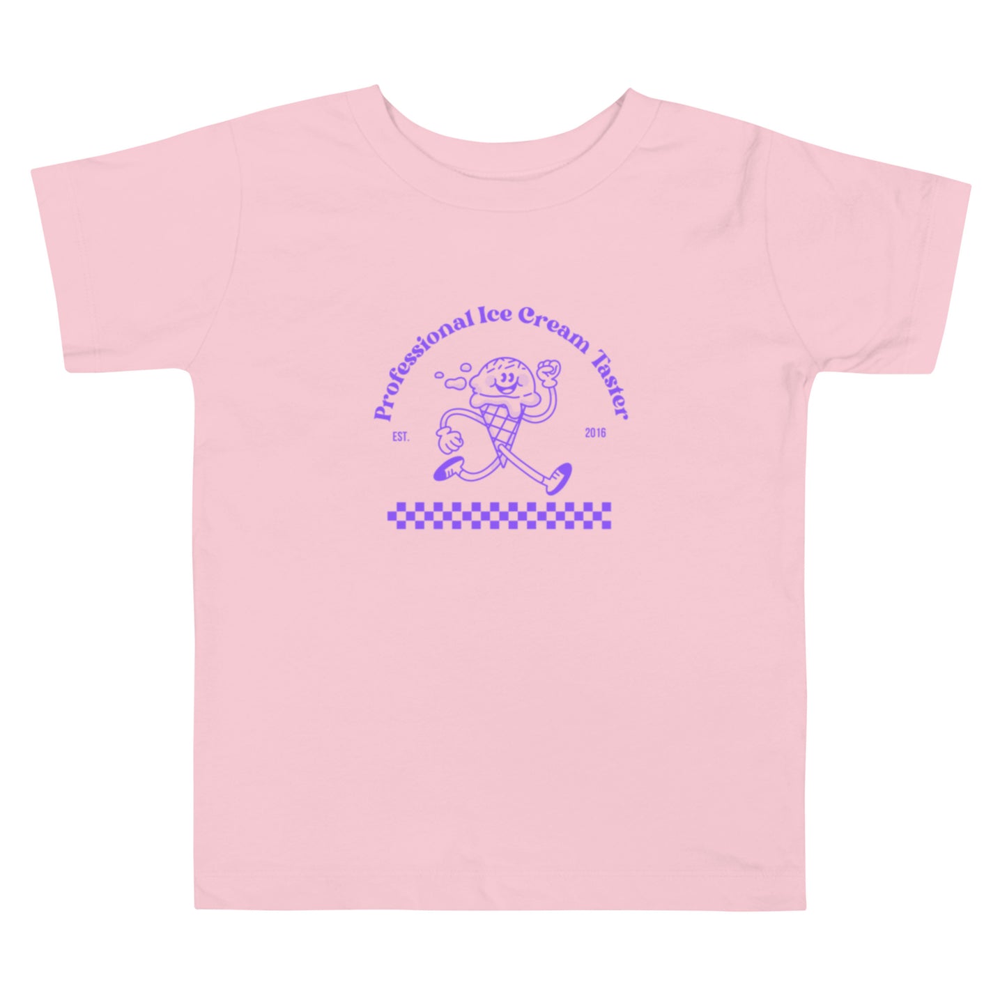 Professional Ice Cream Taster Purple Toddler Tee