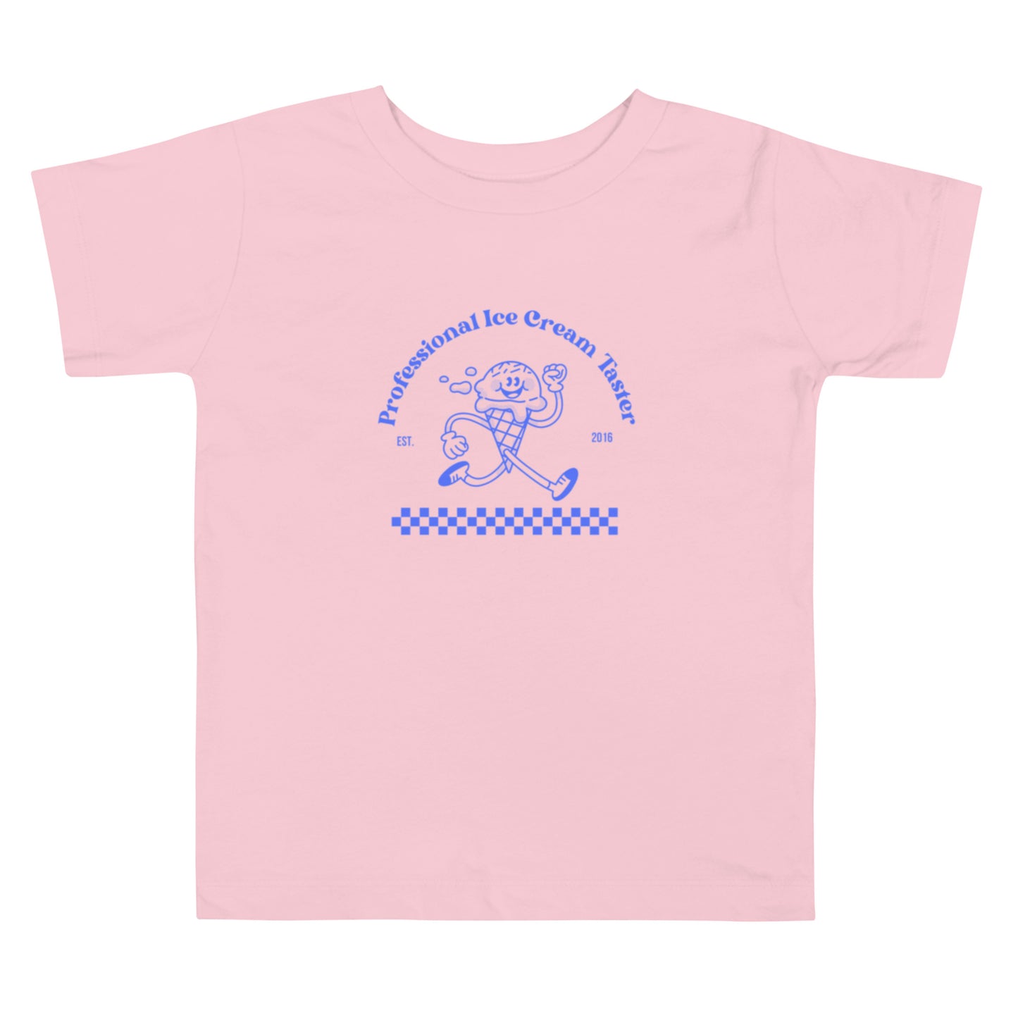 Professional Ice Cream Taster Blue Toddler Tee