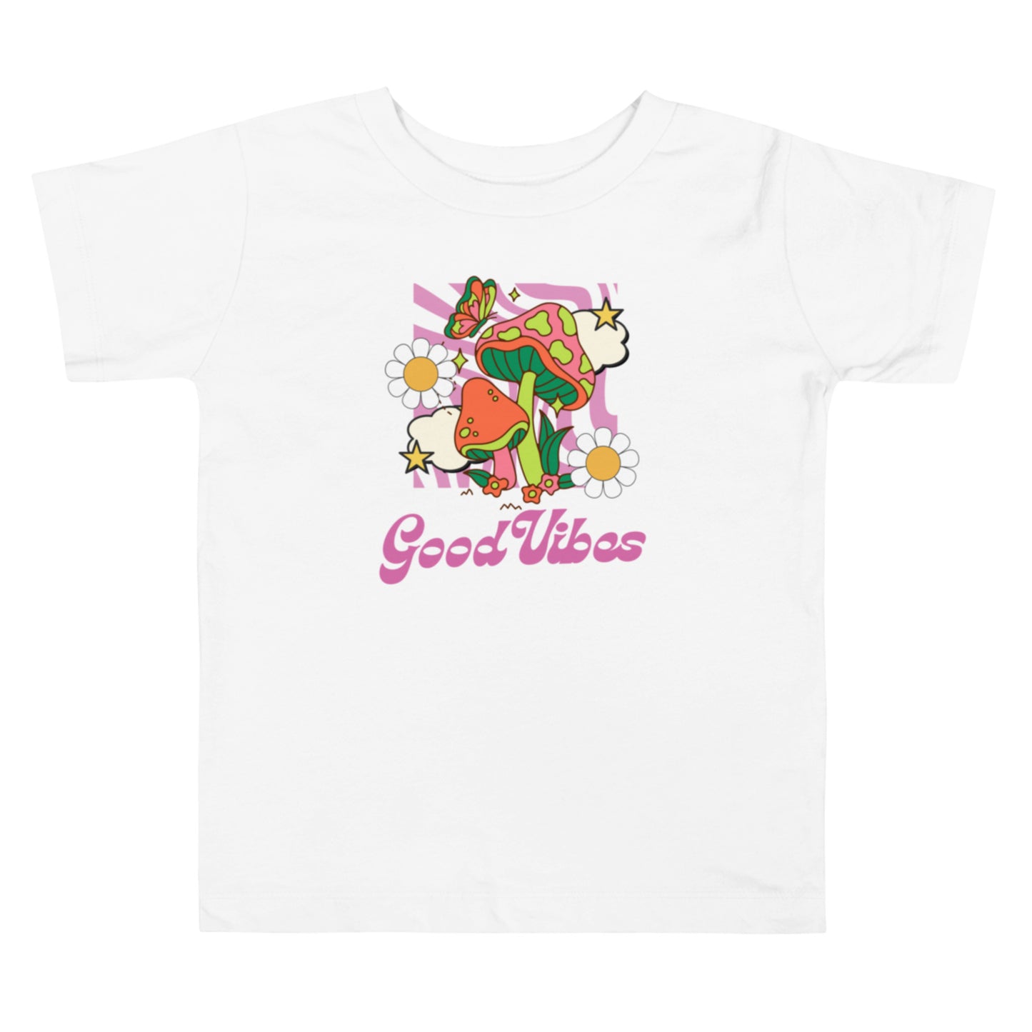 Good Vibes Mushroom Toddler Tee