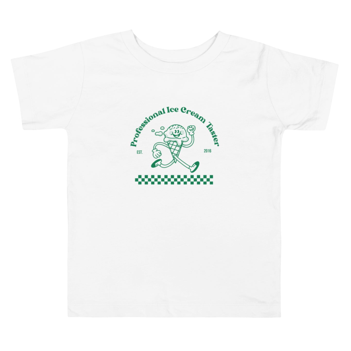 Professional Ice Cream Taster Green Toddler Tee