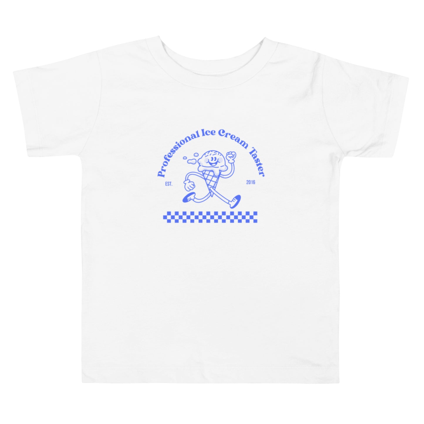 Professional Ice Cream Taster Blue Toddler Tee