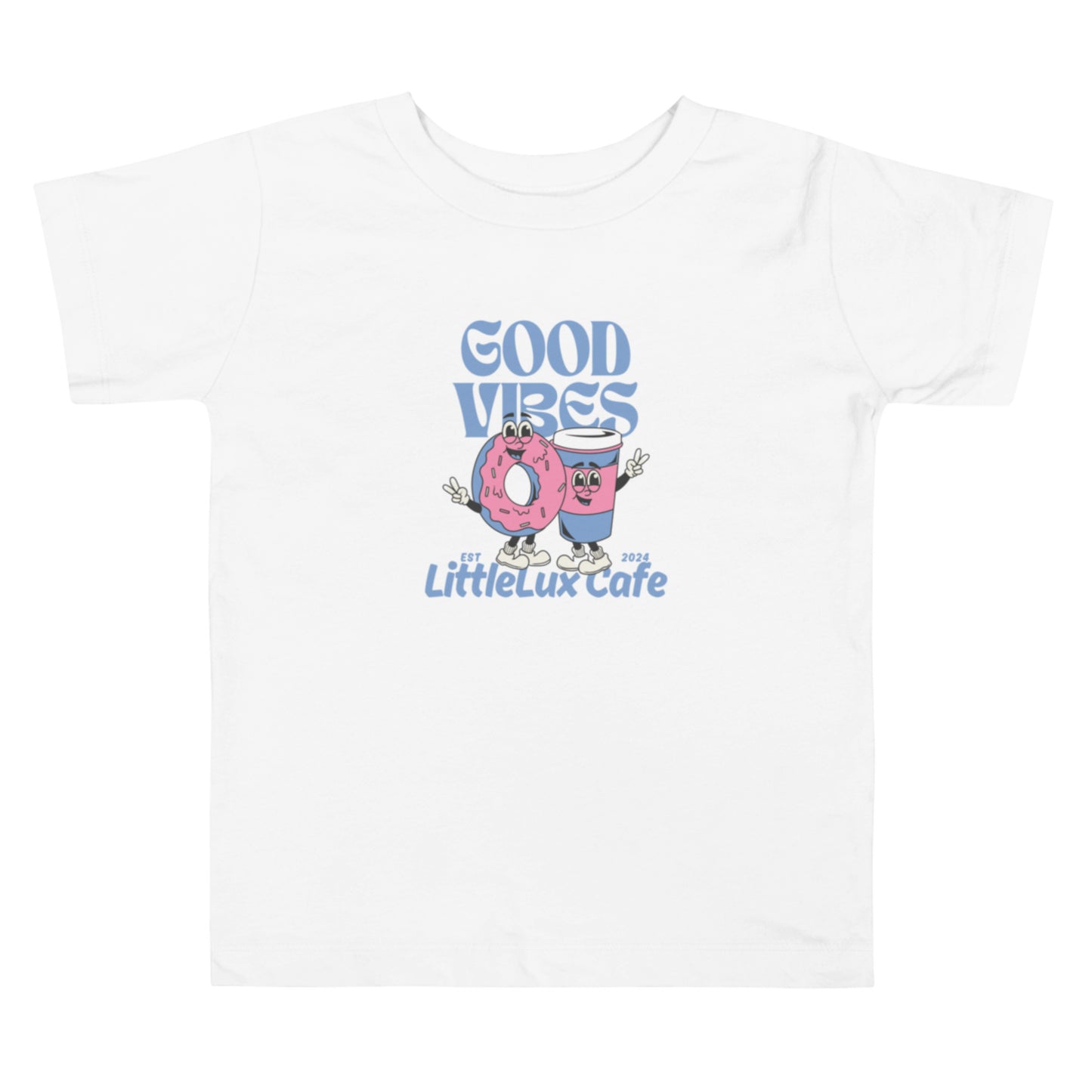 Good Vibes LitteLux Cafe Toddler Tee